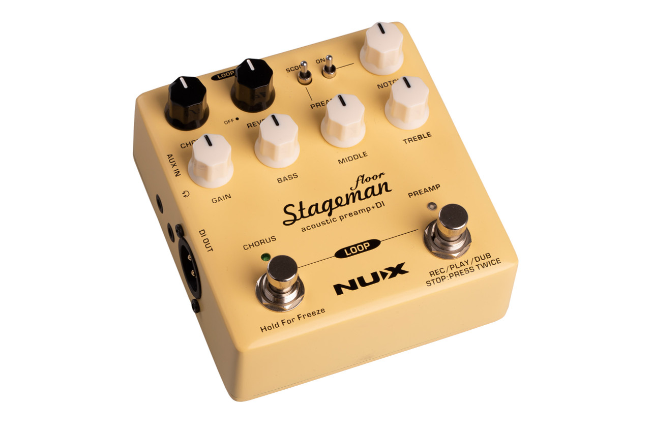 NUX Stageman Floor Acoustic Pre-Amp & DI (NUX NAP5)