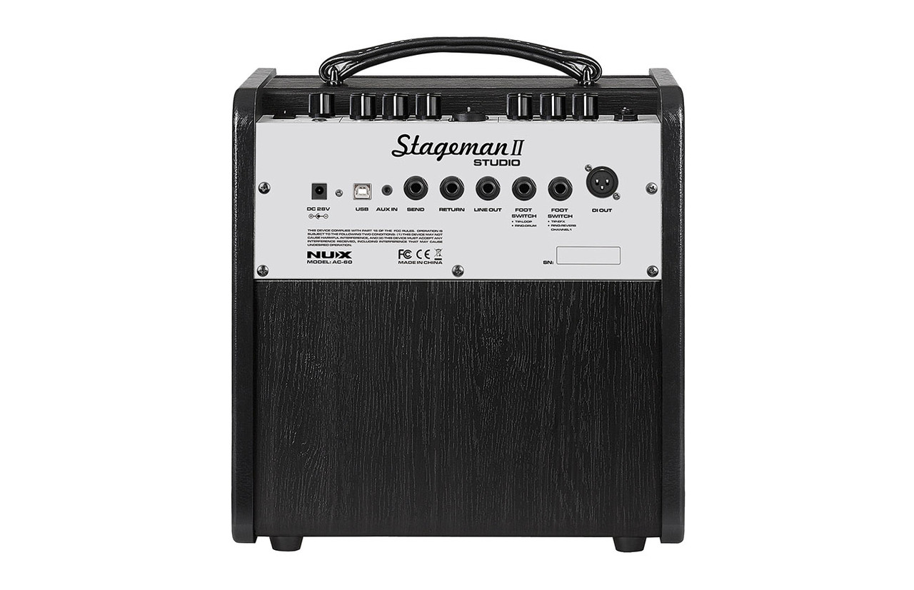NUX Stageman II Acoustic Guitar Amplifier w/ Bluetooth (NUX AC80)