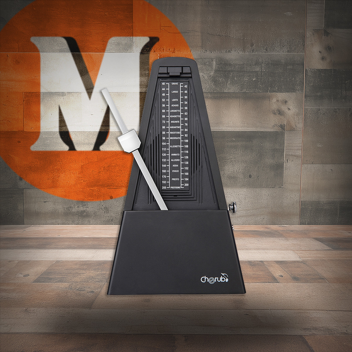 Cherub Intelligent Metronome | Plastic Enclosure - Black (CRB WSM290P BK)