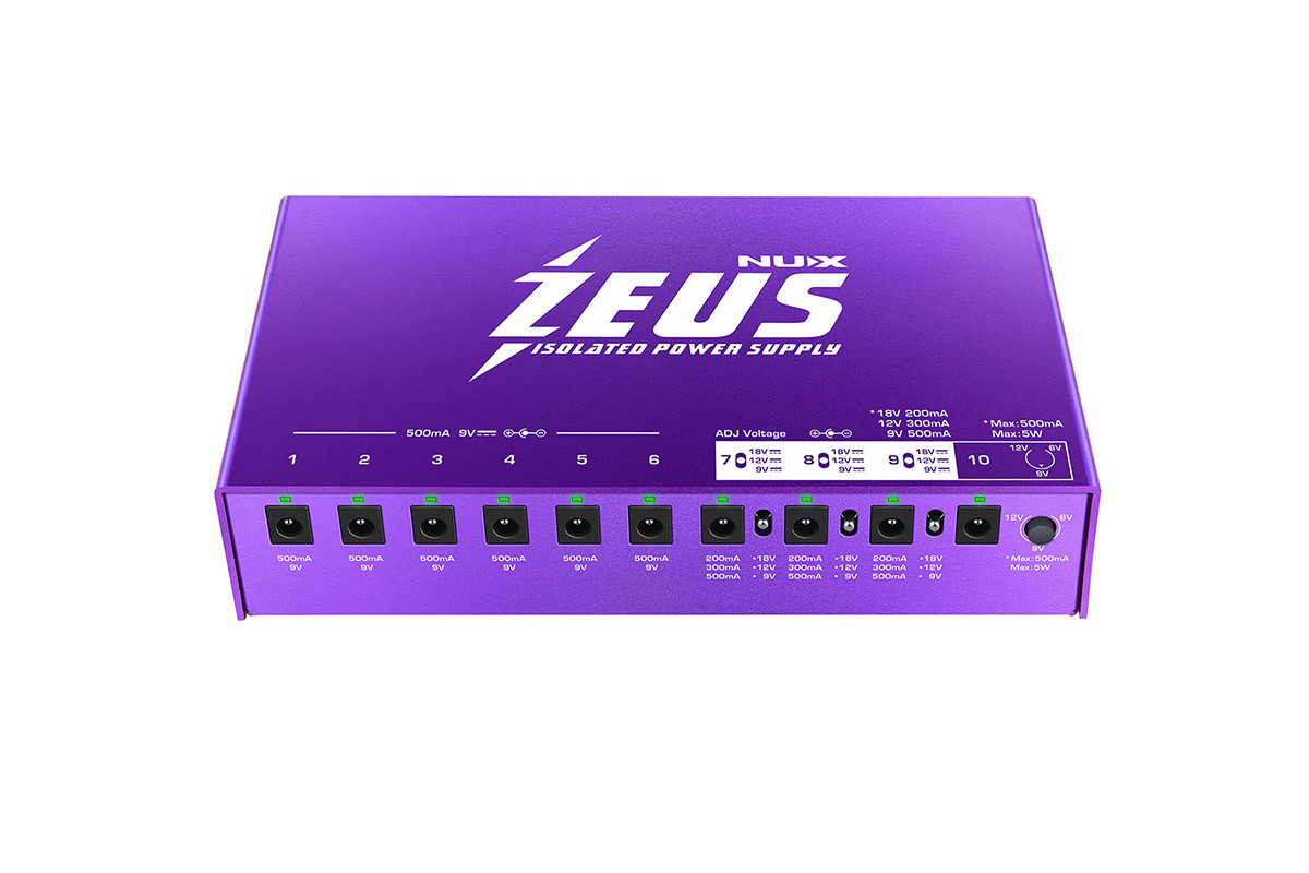NUX All-isolated Power Supply (ZEUS) | Musician Madness