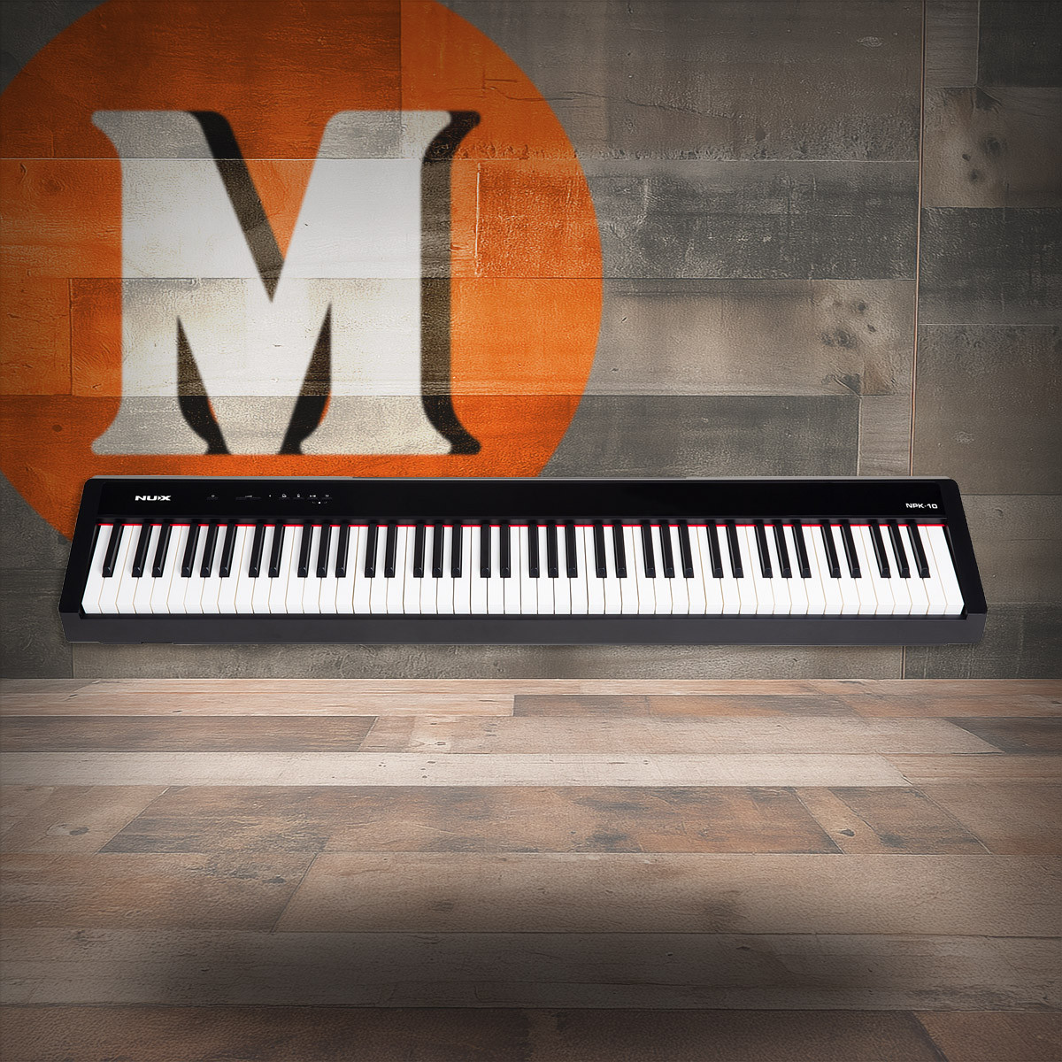 NUX NPK-10 Portable Digital Piano w/ Dual-Mode Bluetooth - Black (NUX NPK10BK) | Musician Madness