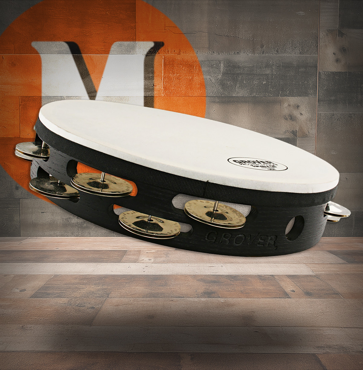 Grover Pro T2/GS-T 10" Tunable Tambourine (w/ Customizable Jingles) (T2/GS-T) | Musician Madness