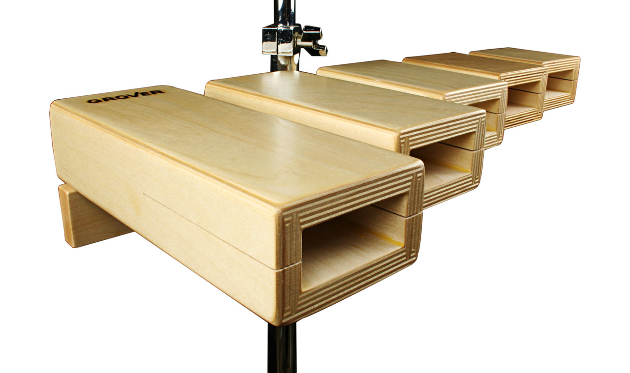 Grover Pro TPB-X Temple Block 5-Piece Set (w/ Mounting Clamp) (TPB-X) | Musician Madness