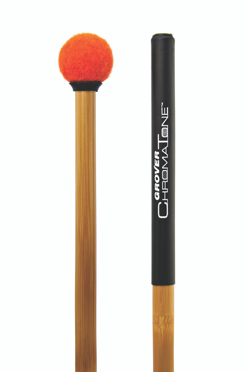 Grover Pro TMB-C10 ChromaTone II Staccato Timpani Mallets (Topaz Orange) (TMB-C10) | Musician Madness
