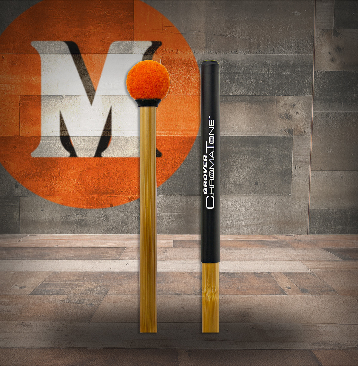 Grover Pro TMB-C10 ChromaTone II Staccato Timpani Mallets (Topaz Orange) (TMB-C10)