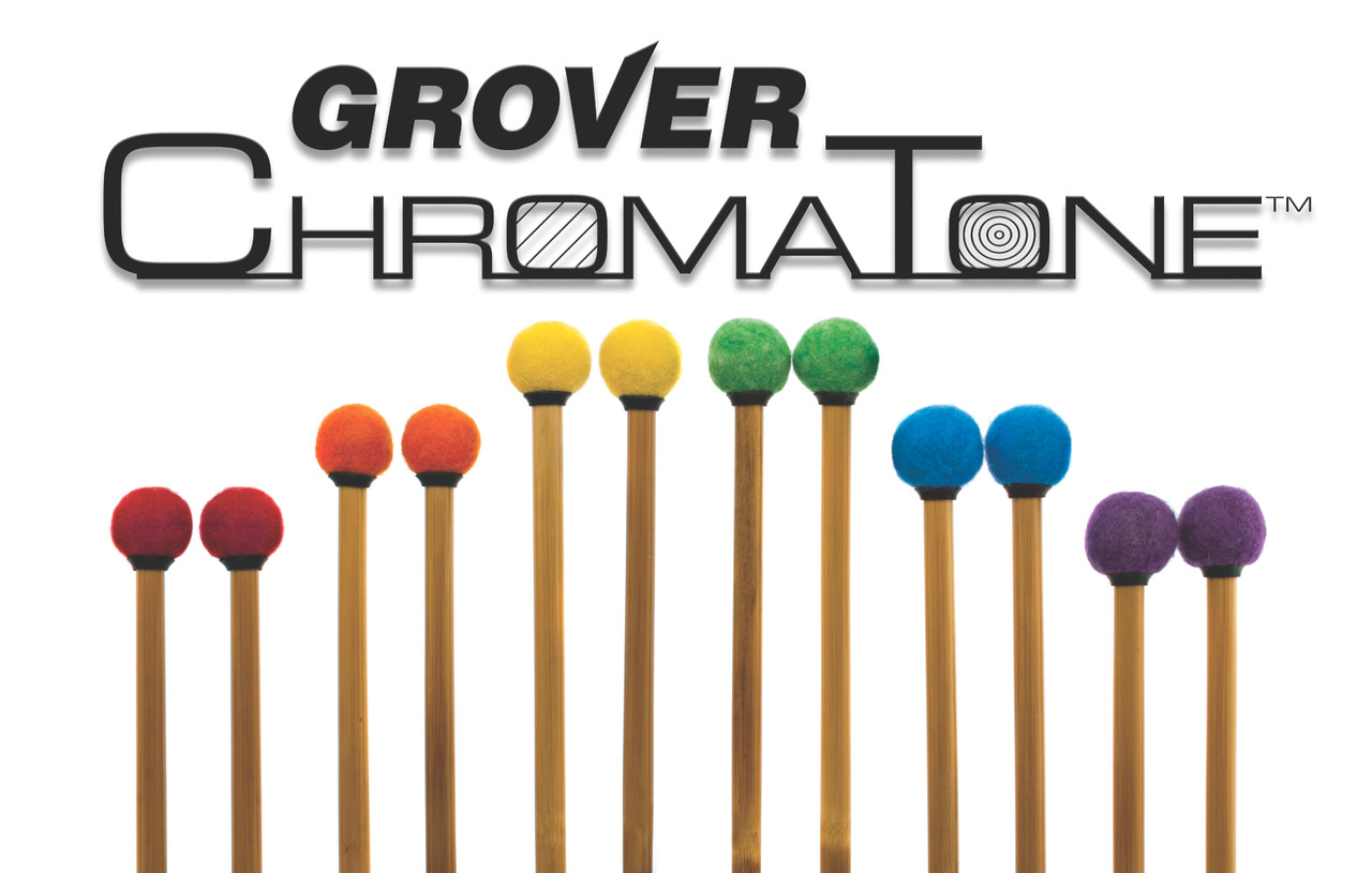 Grover Pro TMB-C11 ChromaTone II General Timpani Mallets (Emerald Green) | Musician Madness