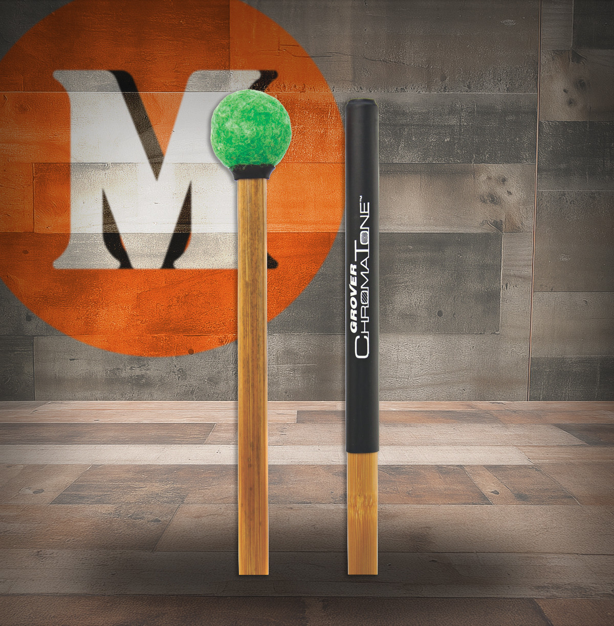 Grover Pro TMB-C11 ChromaTone II General Timpani Mallets (Emerald Green) | Musician Madness