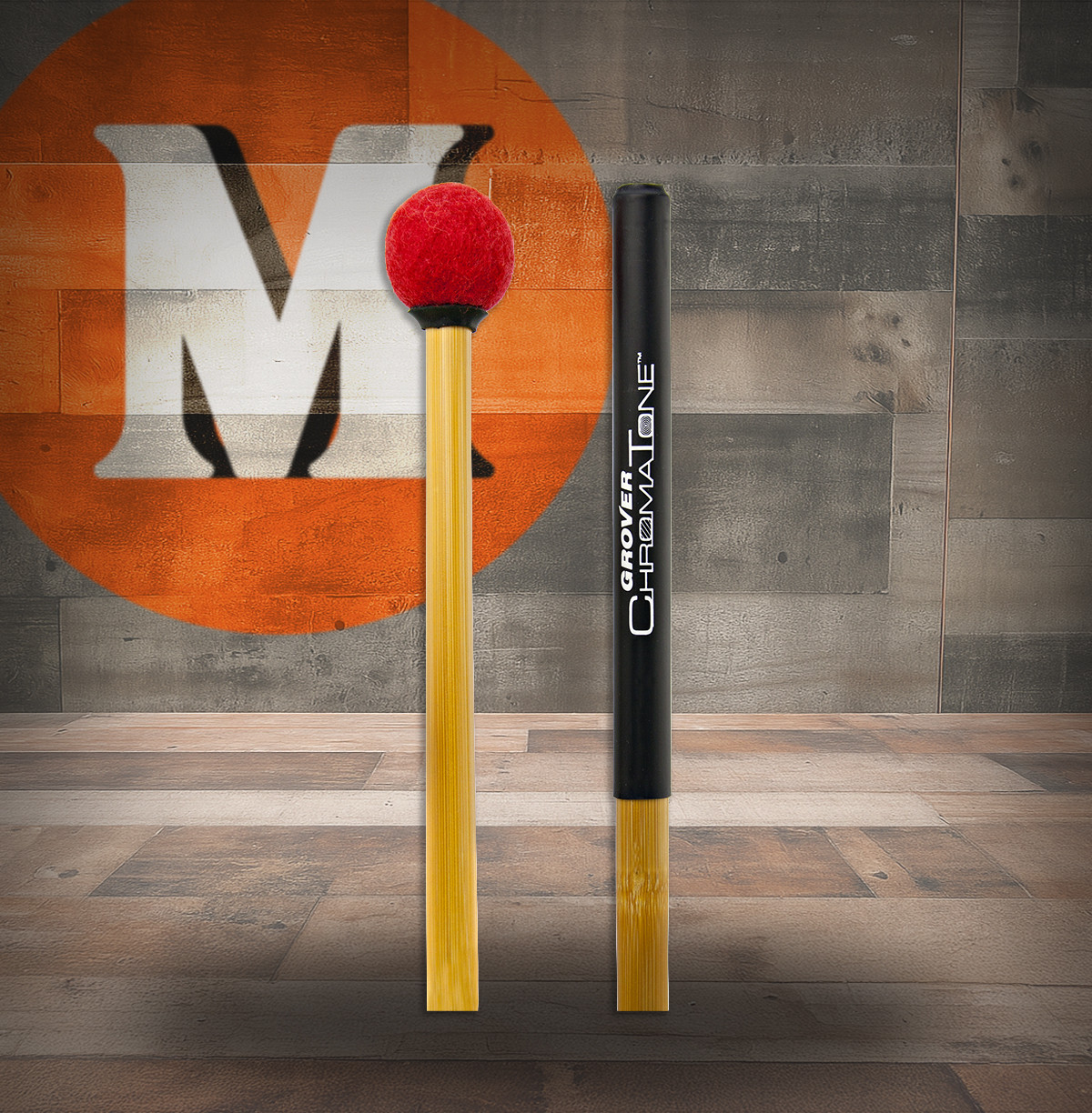 Grover Pro TMB-C13 ChromaTone II Lite Staccato Timpani Mallets (Ruby Red) (TMB-C13) | Musician Madness