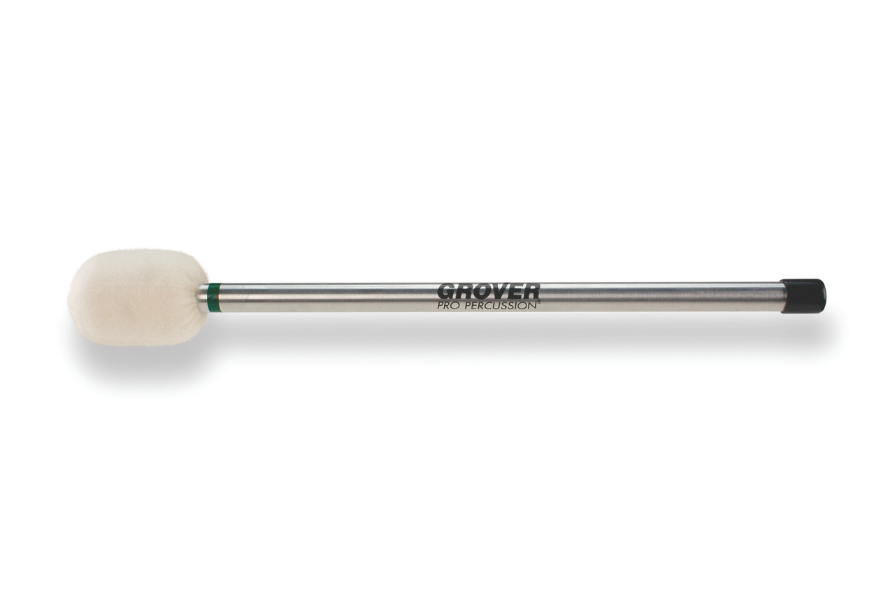 Grover Pro BDM-2A General Bass Drum Mallet (Green) - Aluminum Handle (BDM-2A) | Musician Madness