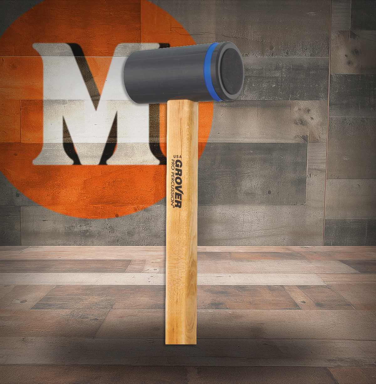 Grover Pro PM-3 Medium Two-Tone Chime Mallet - 1.5" Head (PM-3)