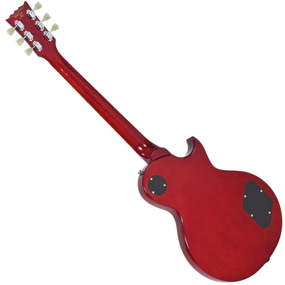 Vintage V100 Reissued Electric Guitar Left Hand - Cherry Sunburst (LV100CS) | Musician Madness
