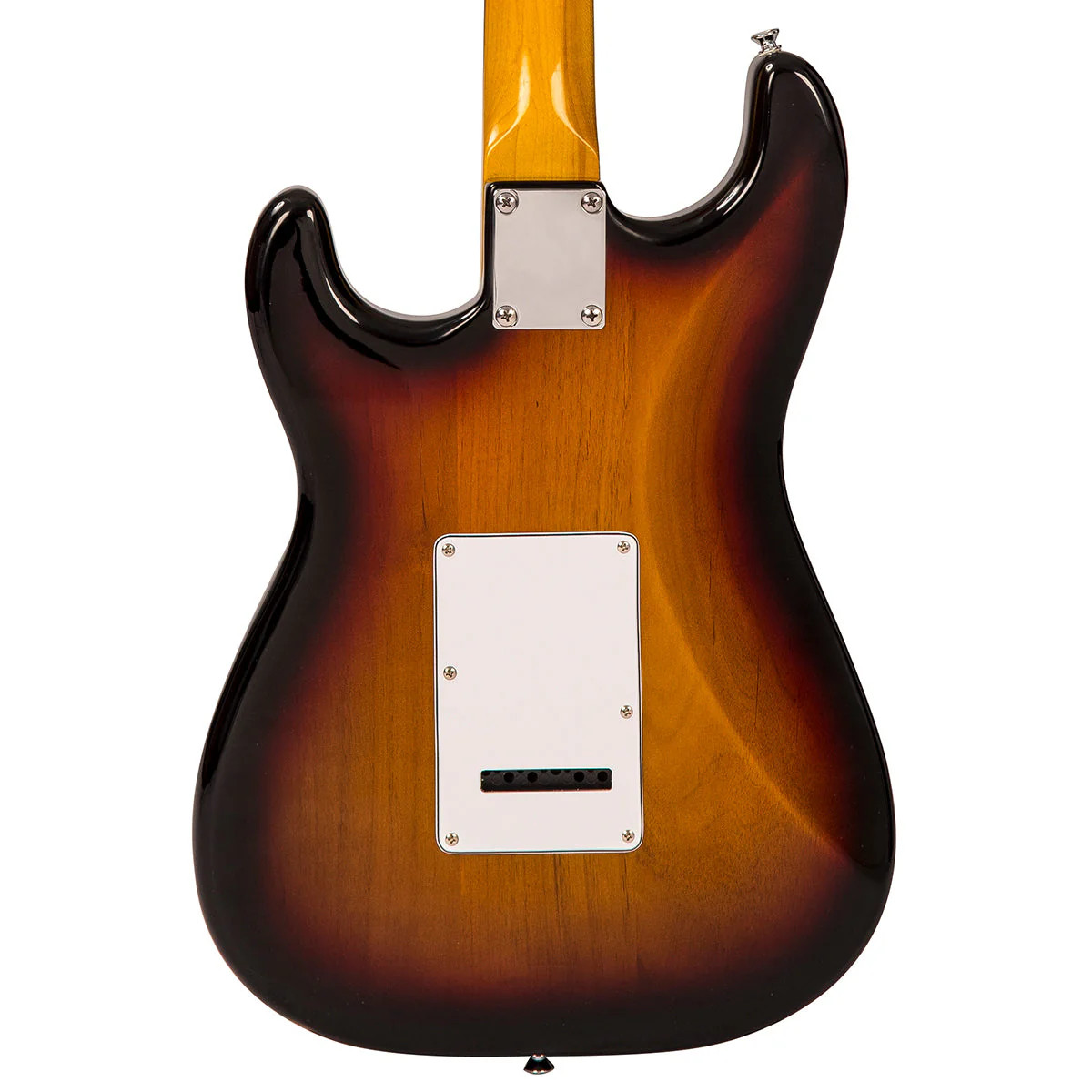 Vintage V6 ReIssued Electric Guitar ~ Sunset Sunburst LV6SSB) | Musician Madness