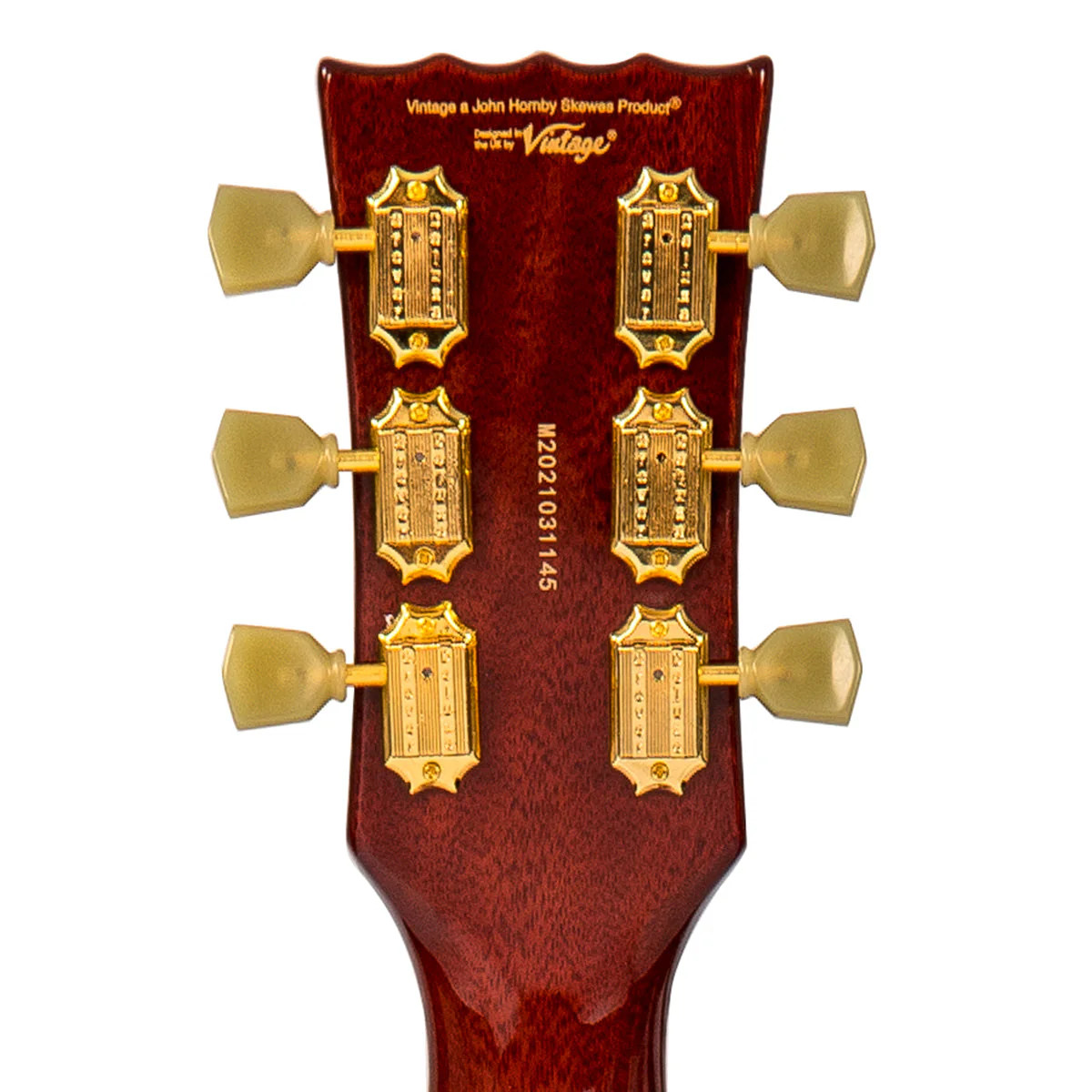 Vintage V100M Mini Double Coil ReIssued Electric Guitar ~ Gun Hill Blue (V100MGHB)