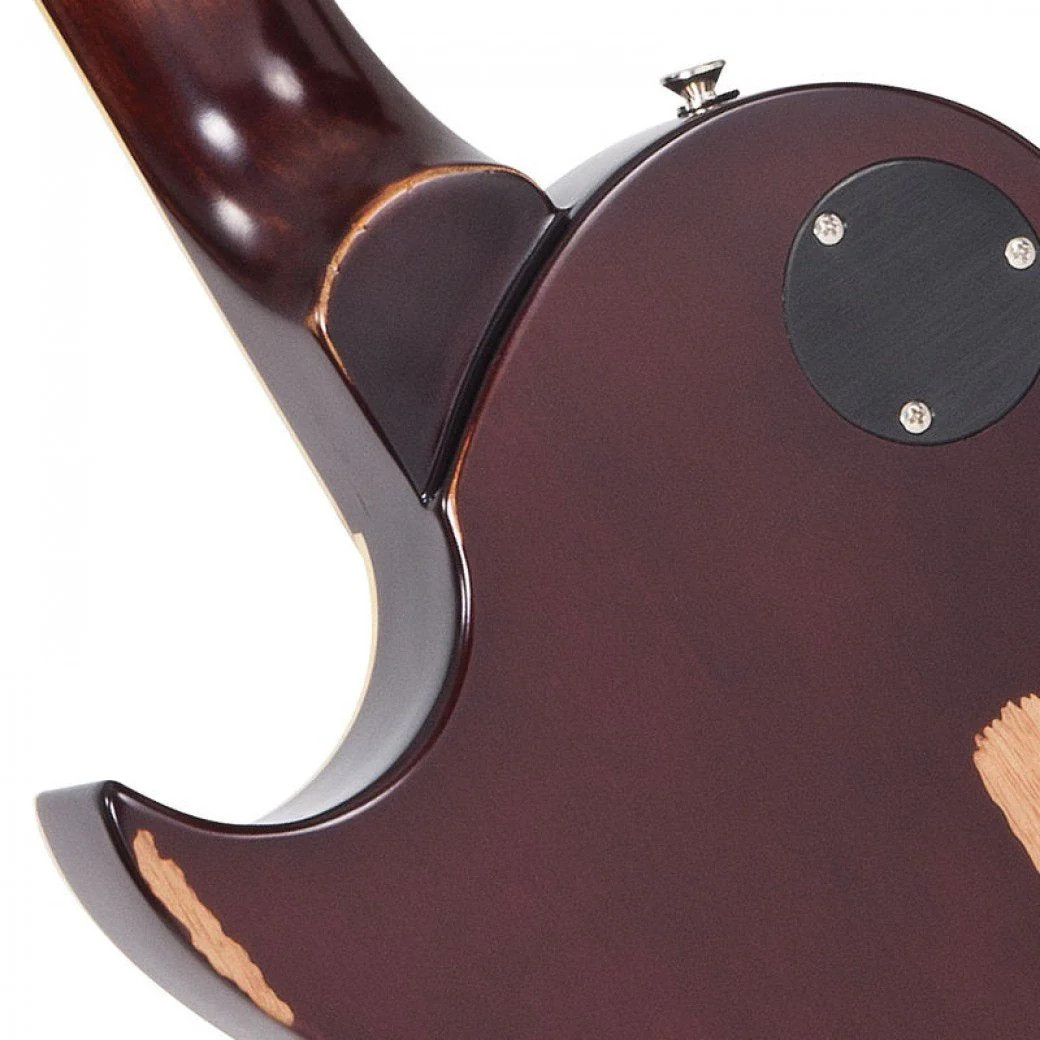 Vintage V100 ICON Electric Guitar ~ Distressed Tobacco Sunburst (V100MRTSB) | Musician Madness