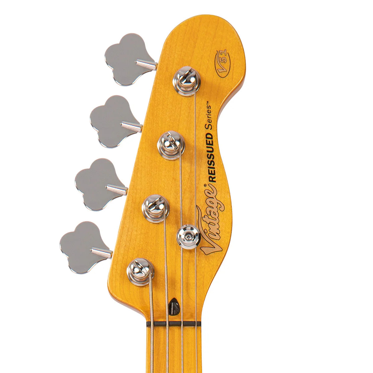 Vintage V51 ReIssued Bass Guitar - Two Tone Sunburst (V51SB) | Musician Madness