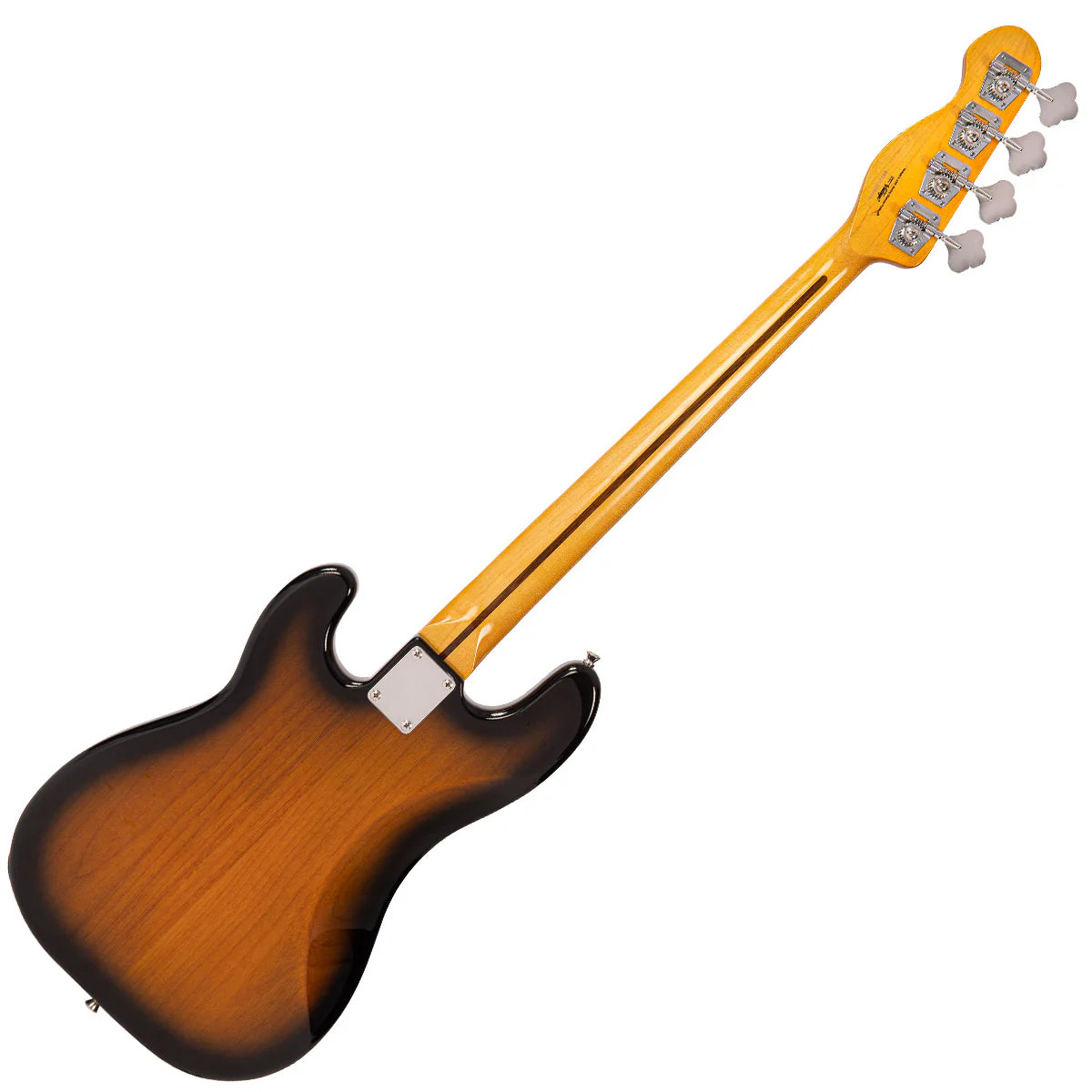 Vintage V51 ReIssued Bass Guitar - Two Tone Sunburst (V51SB) | Musician Madness