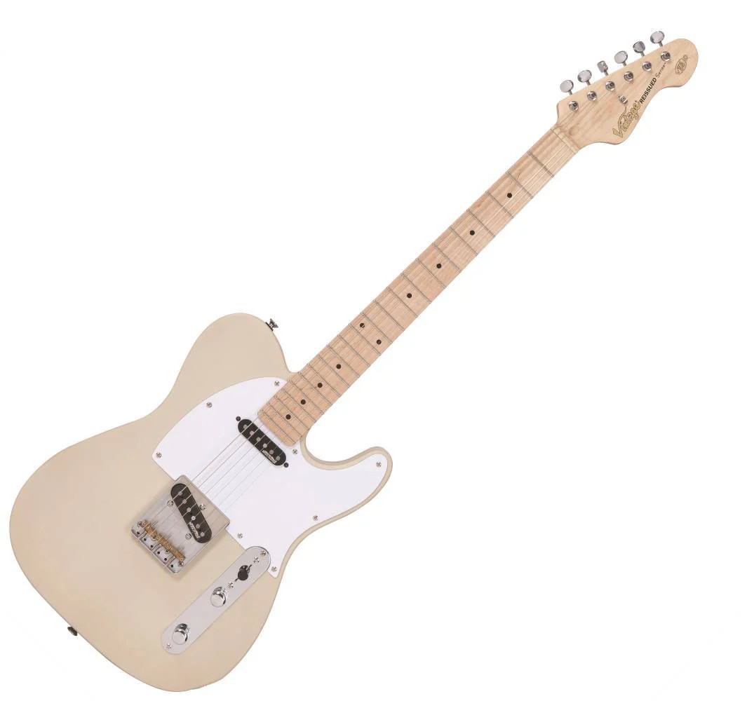 Vintage V58 Jerry Donahue ReIssued Electric Guitar - Ash Blonde (V58JDAB)