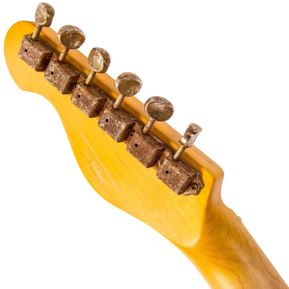 Vintage V59 ICON Electric Guitar - Distressed Sunburst (V59MRSB) | Musician Madness