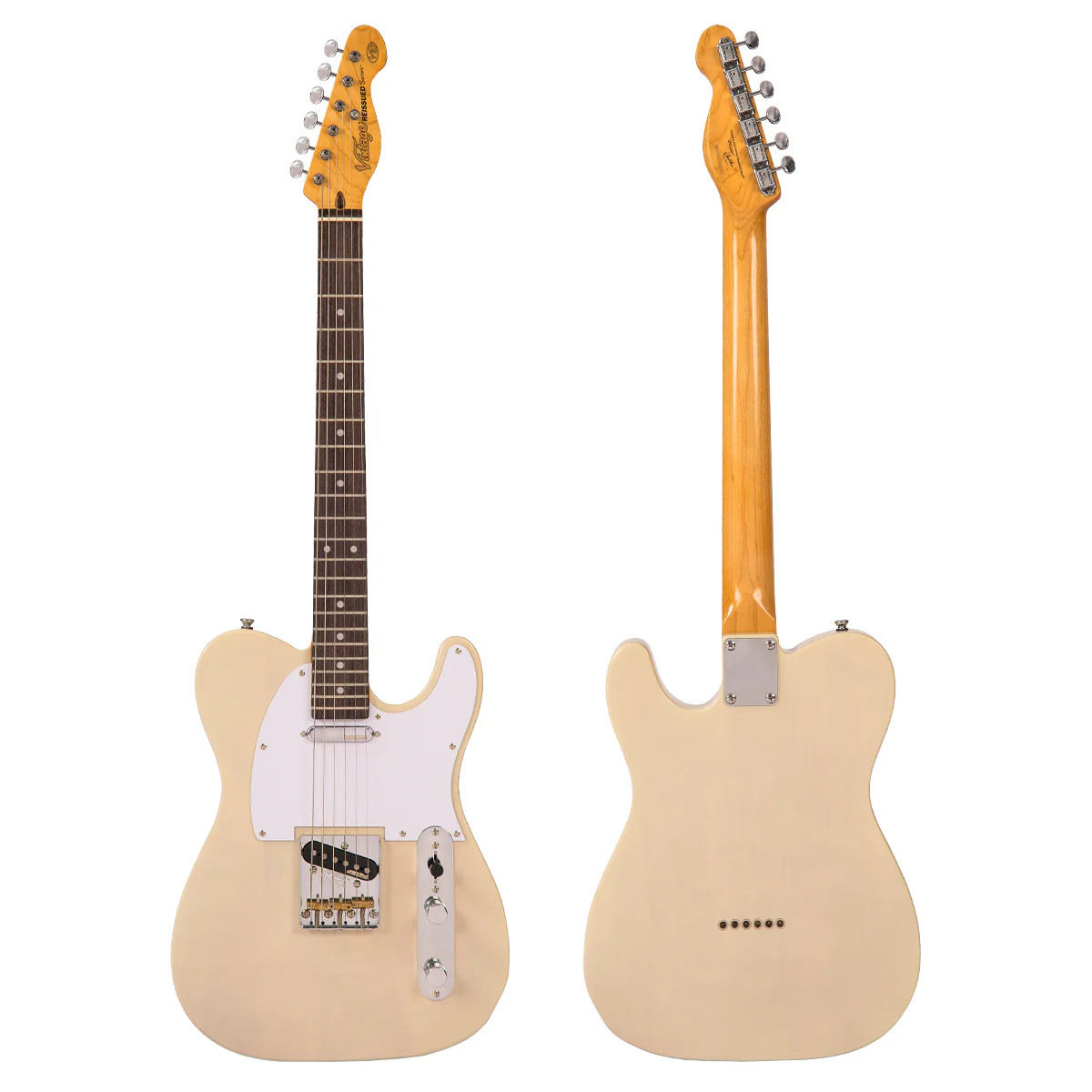 Vintage V62 ReIssued Electric Guitar - Ash Blonde (V62AB) | Musician Madness