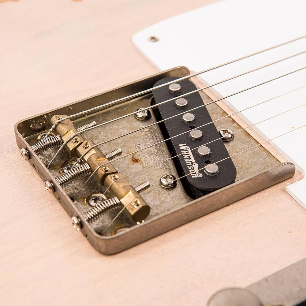 Vintage V62 ICON Electric Guitar - Distressed Ash Blonde (V62MRAB) | Musician Madness
