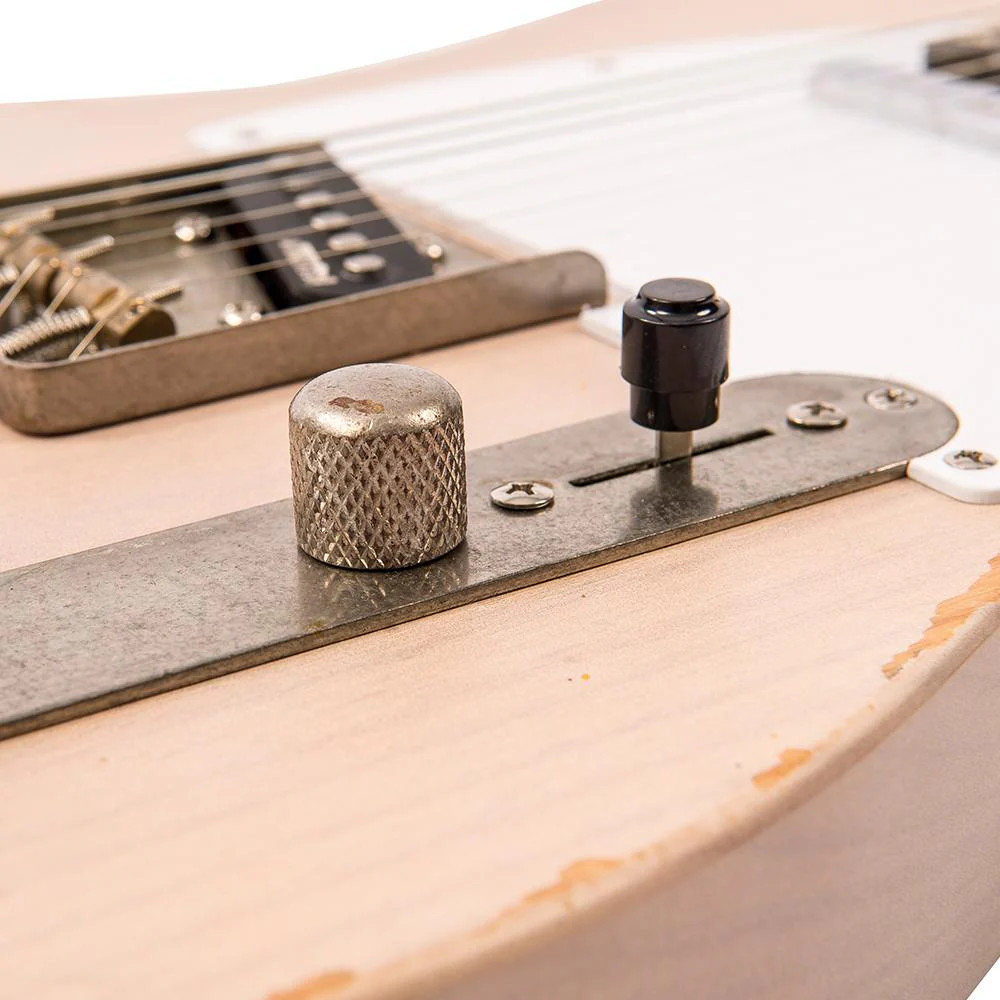 Vintage V62 ICON Electric Guitar - Distressed Ash Blonde (V62MRAB)