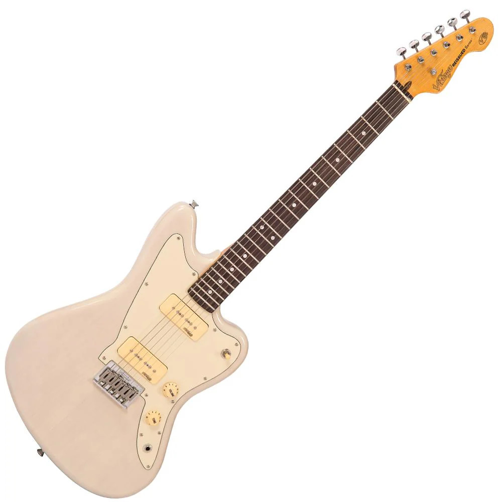 Vintage V65 ReIssued Hard Tail Electric Guitar - Blonde (V65HBLD) | Musician Madness