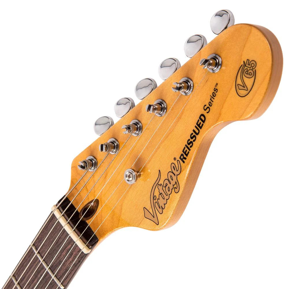 Vintage V65 ReIssued Hard Tail Electric Guitar - Blonde (V65HBLD) | Musician Madness