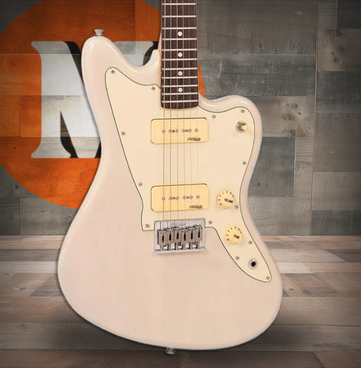 Vintage V65 ReIssued Hard Tail Electric Guitar - Blonde (V65HBLD)