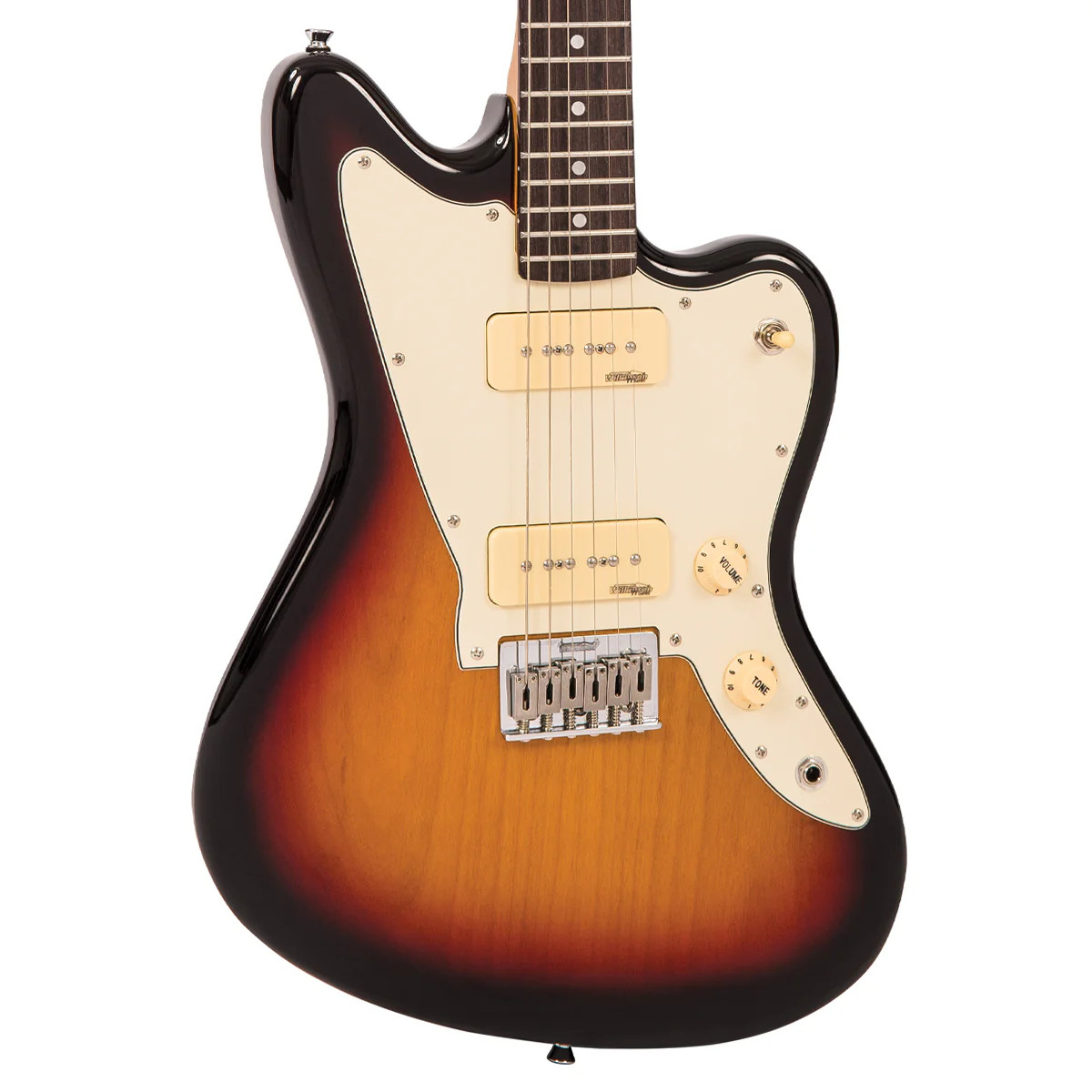 Vintage V65 ReIssued Hard Tail Electric Guitar - Tobacco Sunburst (V65HTSB) | Musician Madness