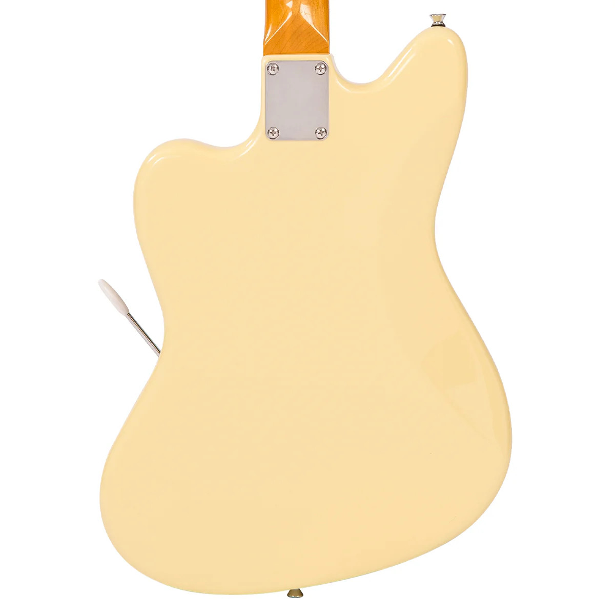 Vintage V65 ReIssued Vibrato Electric Guitar - Vintage White (V65VVW) | Musician Madness