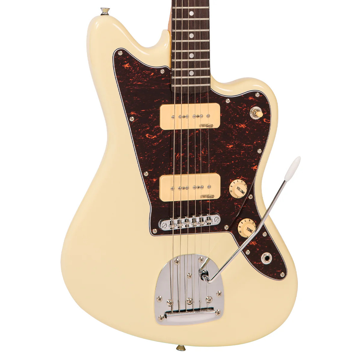 Vintage V65 ReIssued Vibrato Electric Guitar - Vintage White (V65VVW) | Musician Madness