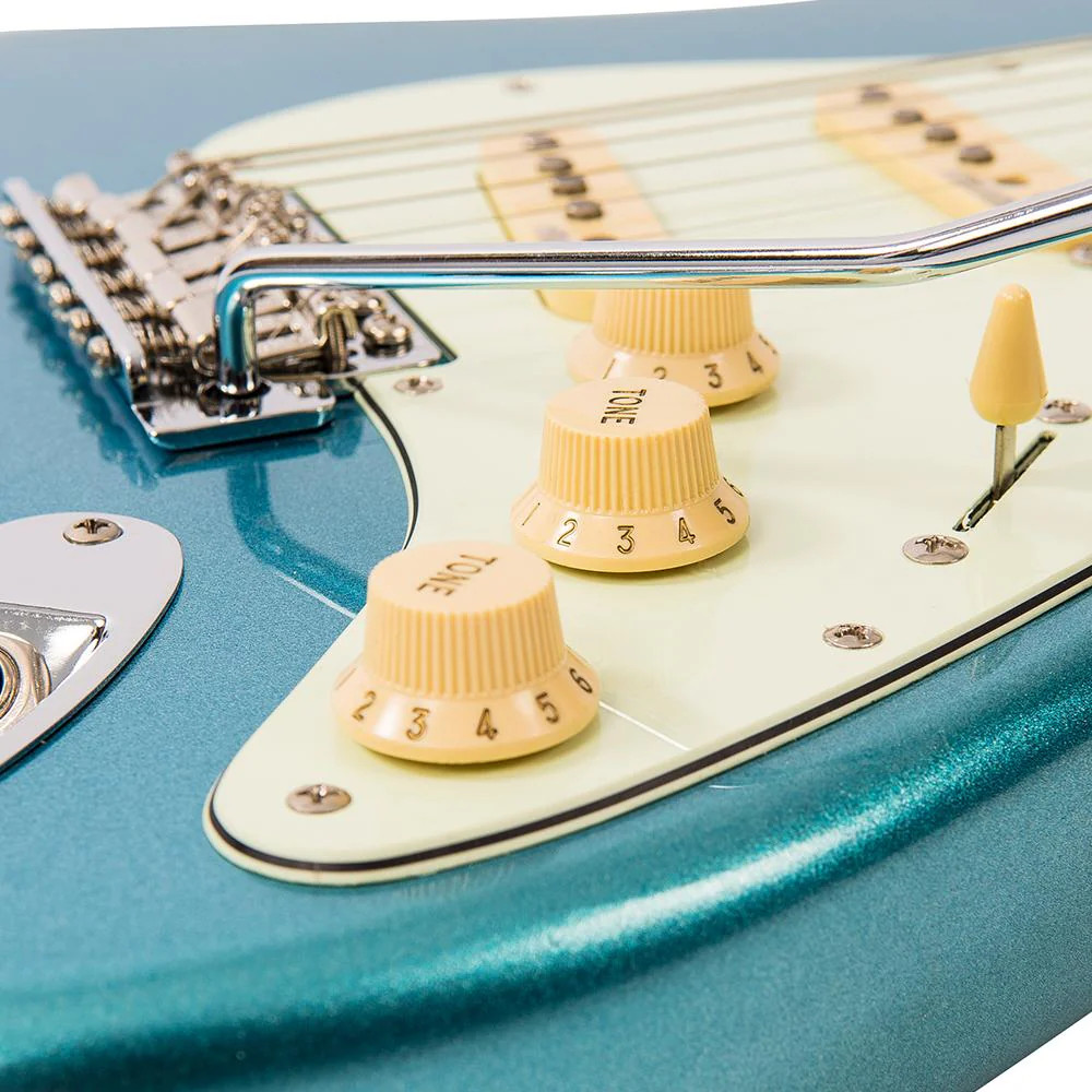 Vintage V6 ReIssued Electric Guitar - Candy Apple Blue (V6CAB) | Musician Madness