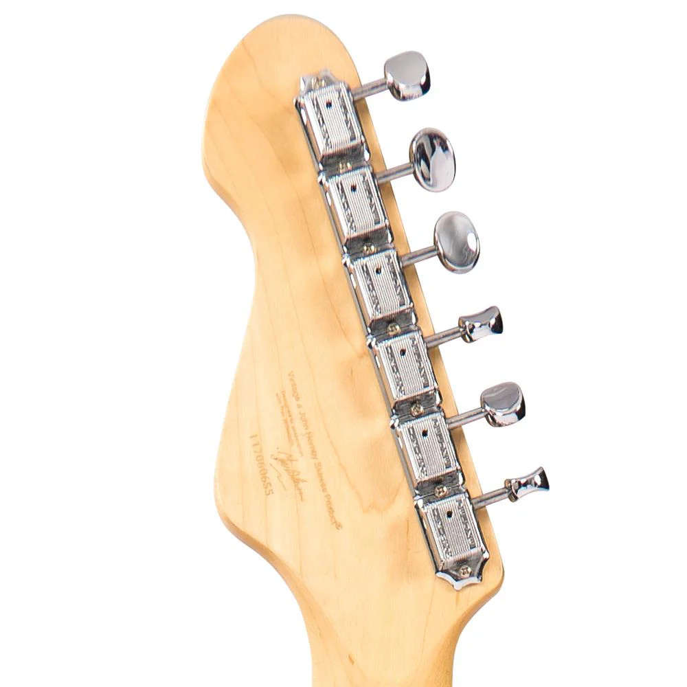 Vintage V6H ReIssued Electric Guitar - Boulevard Black (V6HMBB)