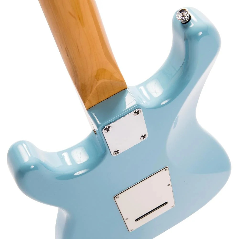 Vintage V6 ReIssued Electric Guitar - Laguna Blue (V6LB)