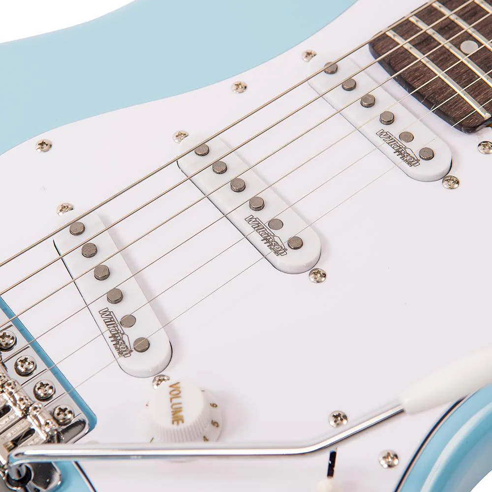 Vintage V6 ReIssued Electric Guitar - Laguna Blue (V6LB) | Musician Madness