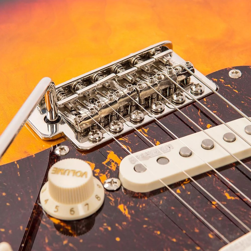 Vintage V6M ReIssued Electric Guitar - Sunburst (V6MSSB) | Musician Madness