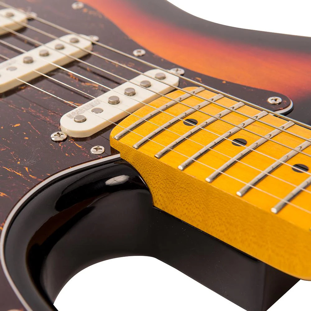 Vintage V6M ReIssued Electric Guitar - Sunburst (V6MSSB) | Musician Madness