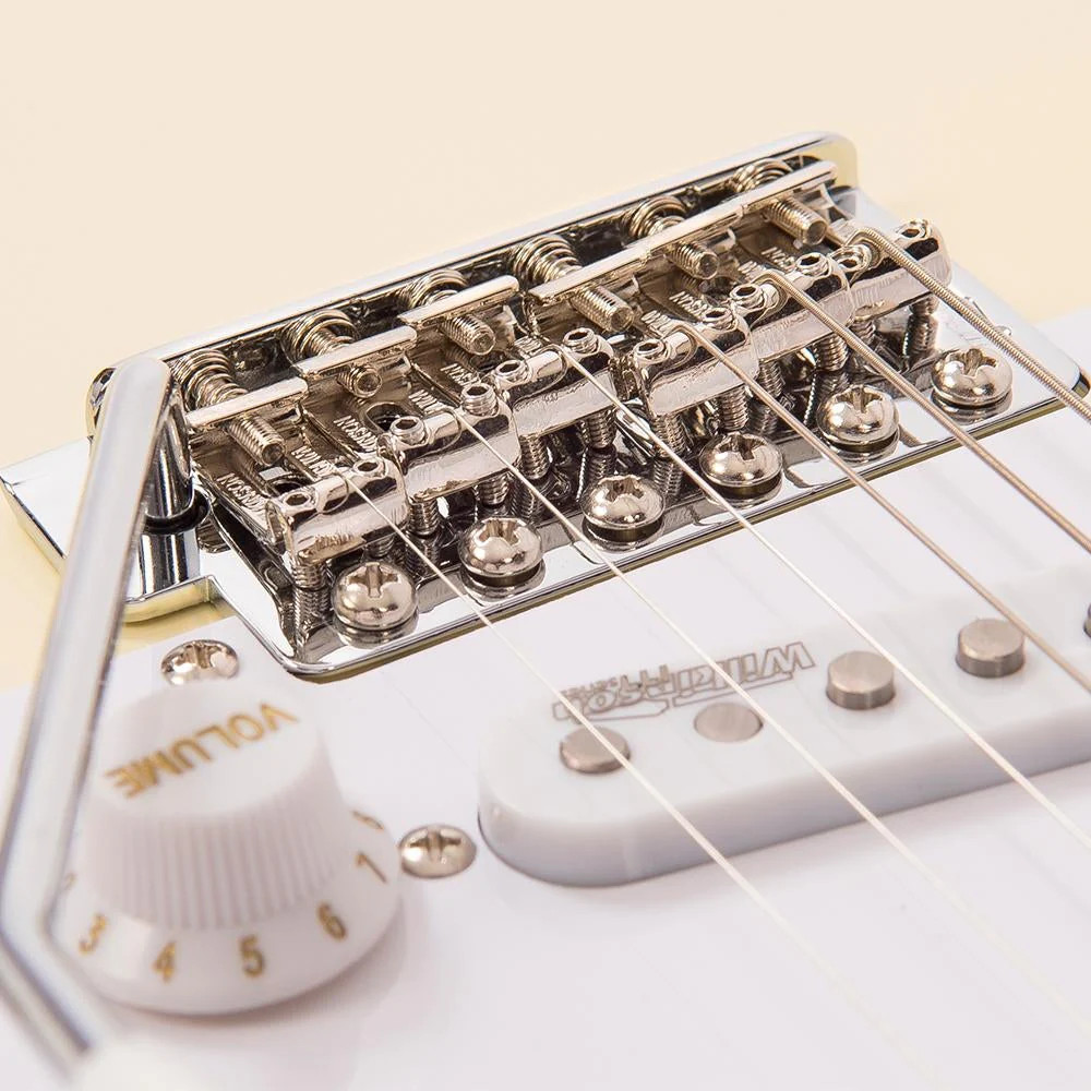 Vintage V6 ReIssued Electric Guitar - Vintage White (V6VW)