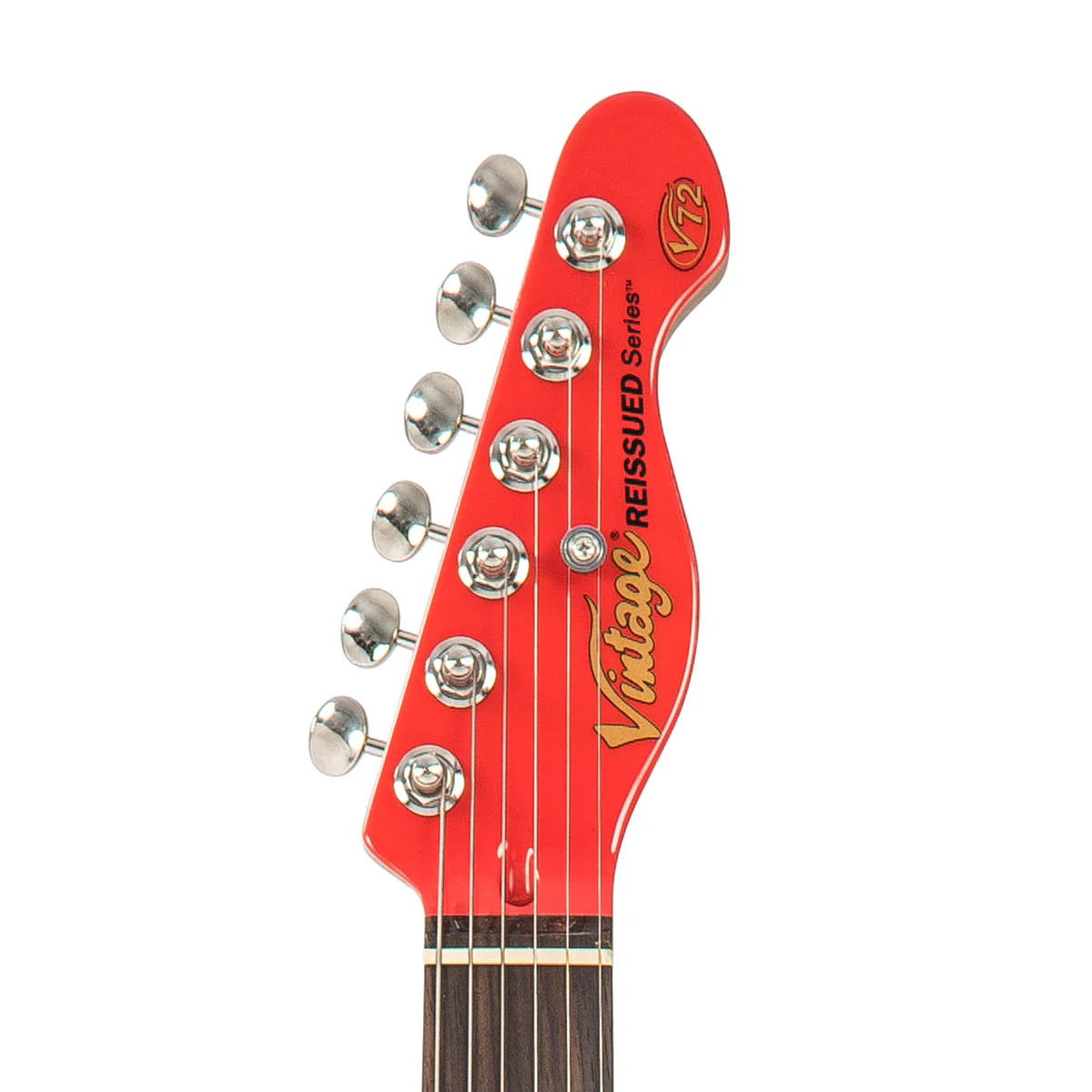 Vintage V72FR V72 Reissued Semi Hollow Firenza Red | Musician Madness