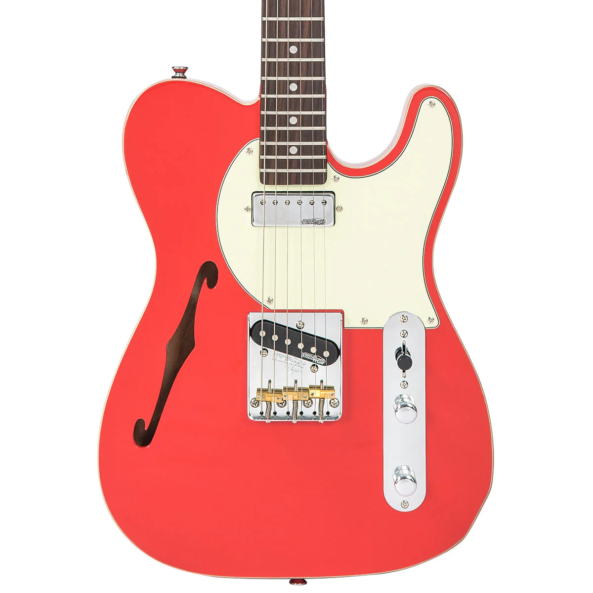 Vintage V72 ReIssued Electric Guitar - Firenza Red (V72FR) | Musician Madness