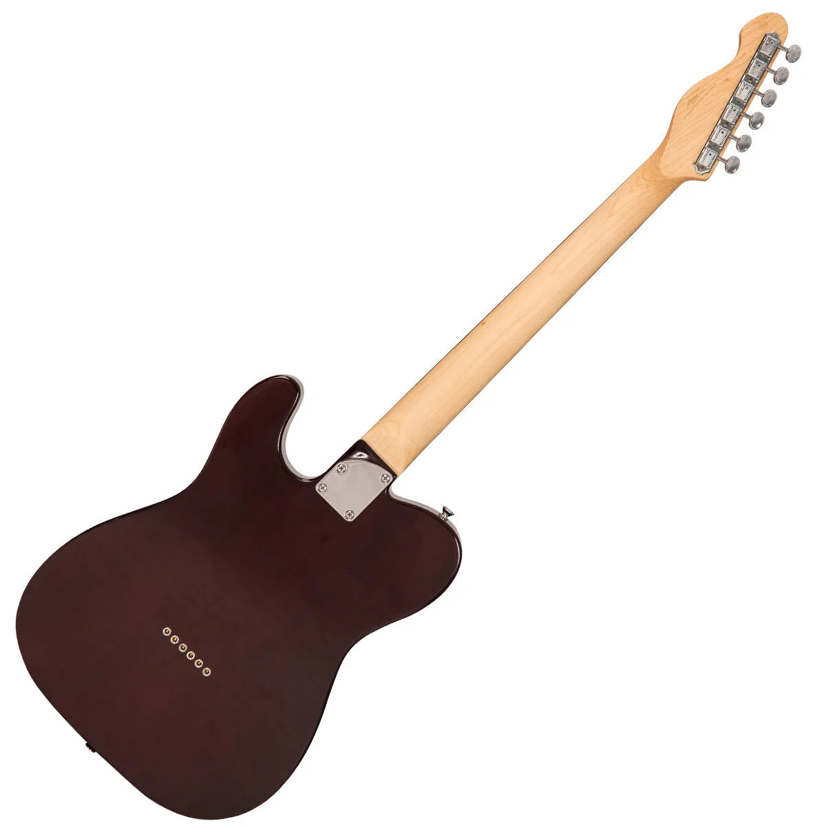 Vintage V72 ReIssued Custom Spec Electric Guitar - Flame Tobacco Burst (V72FTB)