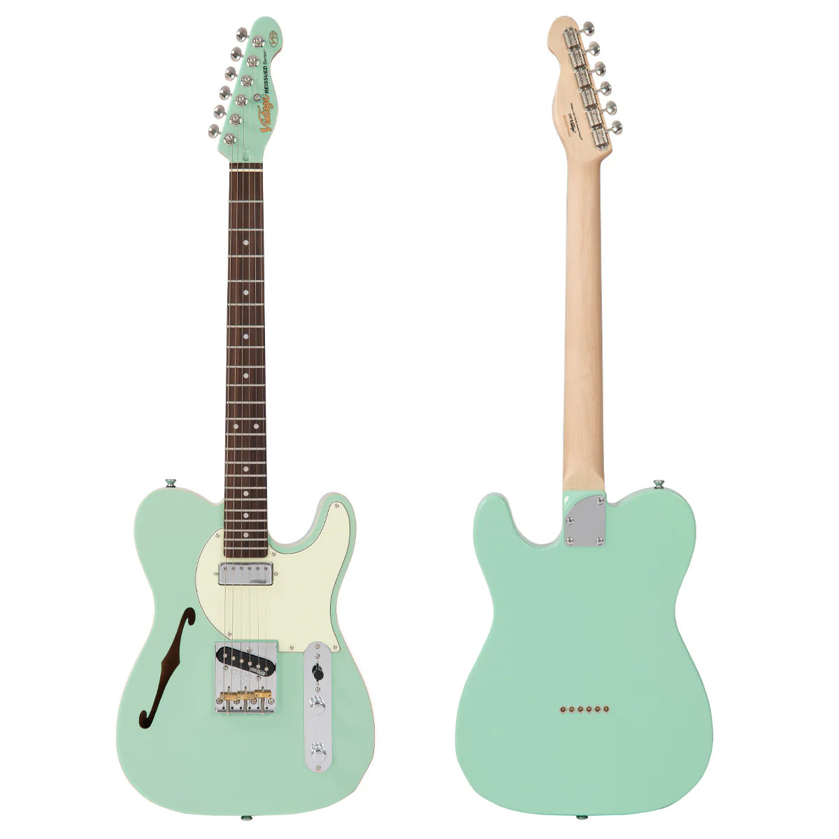 Vintage V72 ReIssued Electric Guitar - Ventura Green (V72VG) | Musician Madness