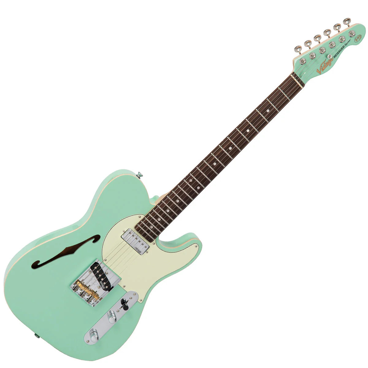 Vintage V72 ReIssued Electric Guitar - Ventura Green (V72VG)