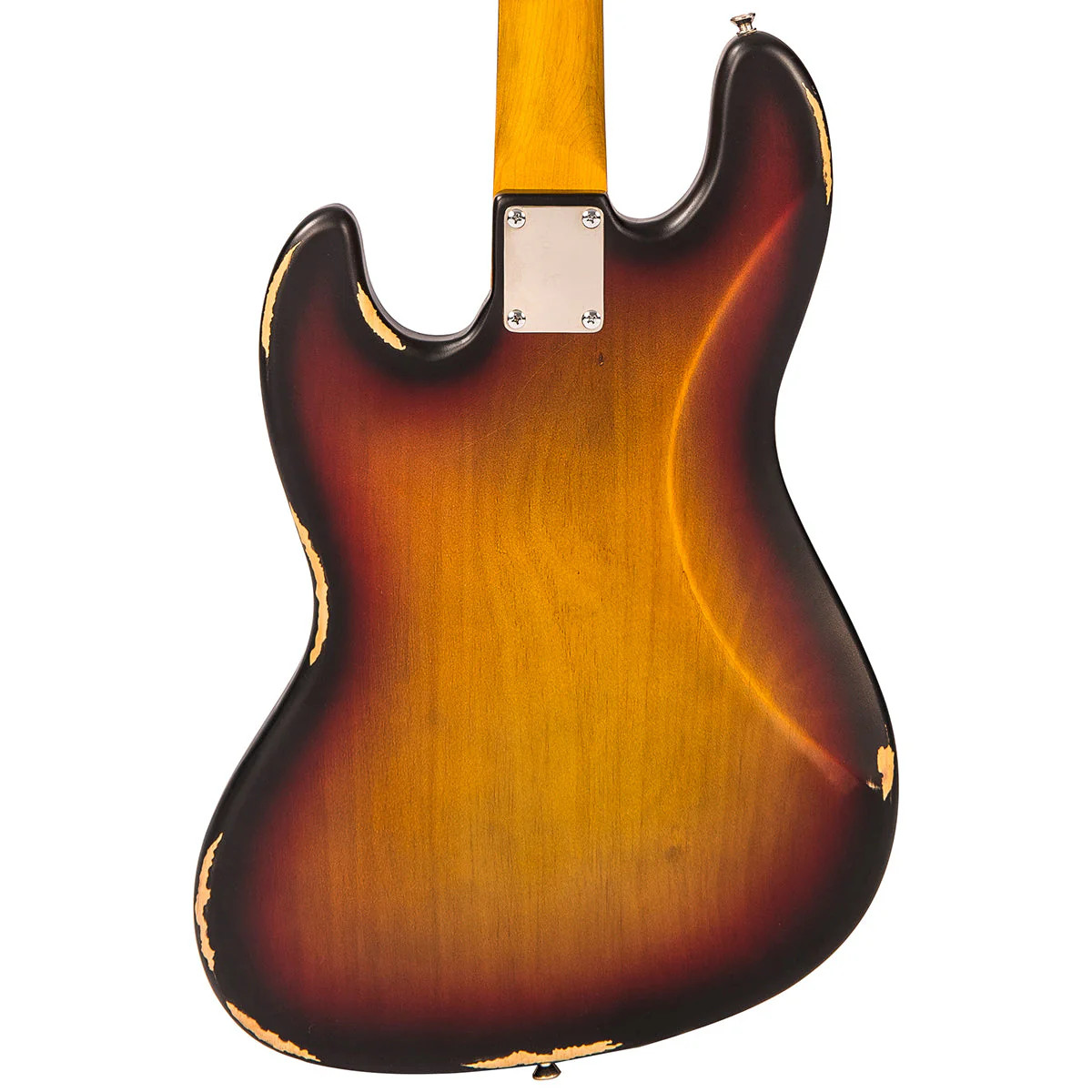 Vintage V74 ICON Fretless Bass - Sunset Sunburst