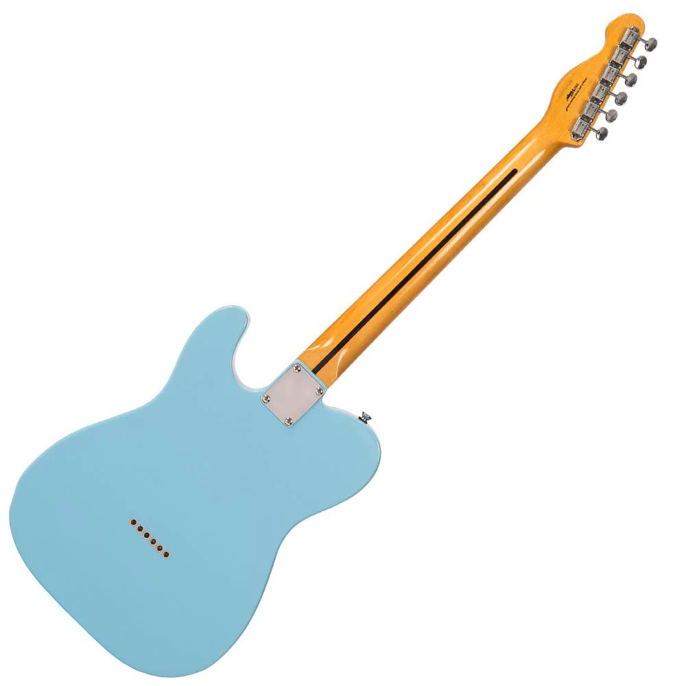 Vintage V75 ReIssued Electric Guitar - Laguna Blue (V75LB) | Musician Madness