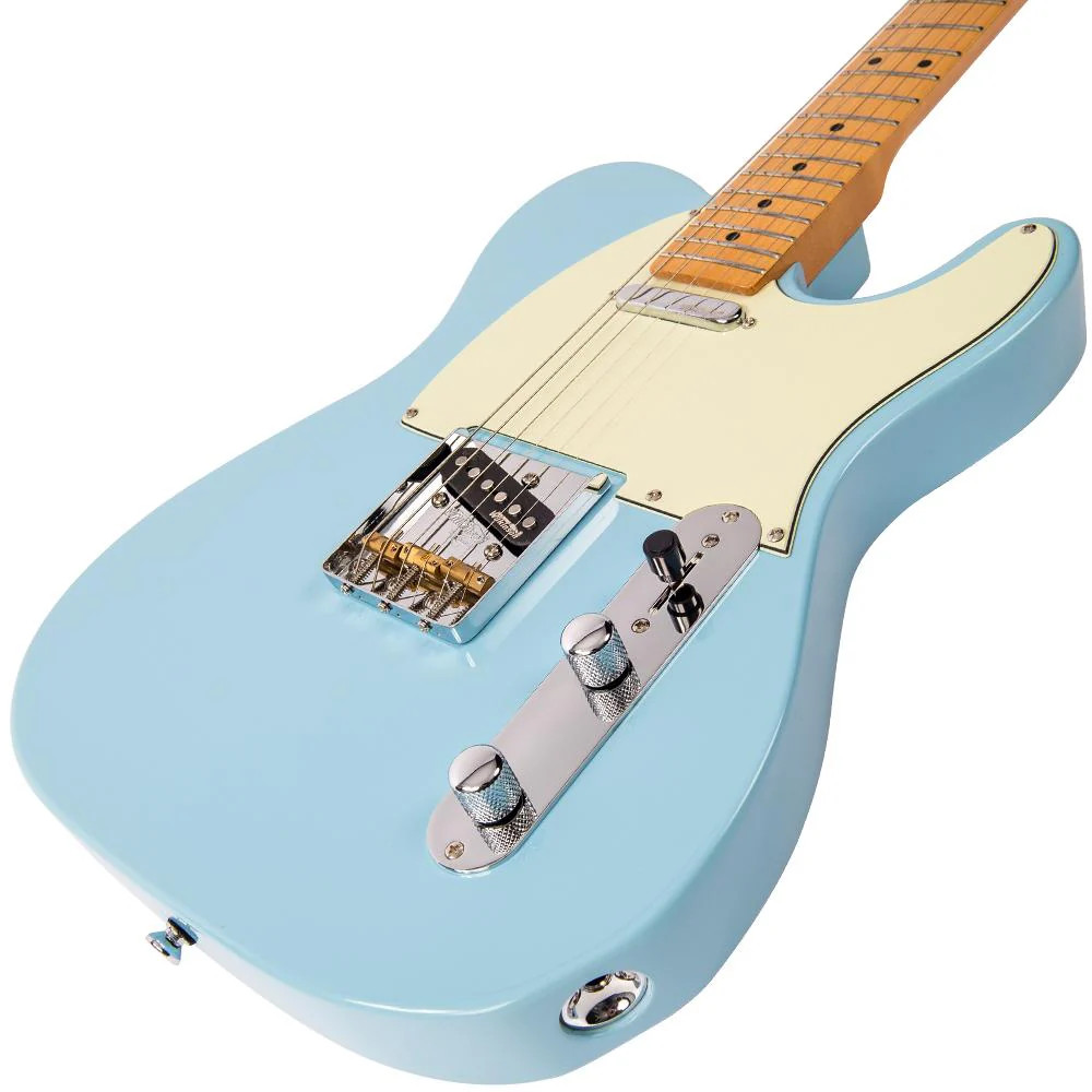 Vintage V75 ReIssued Electric Guitar - Laguna Blue (V75LB) | Musician Madness