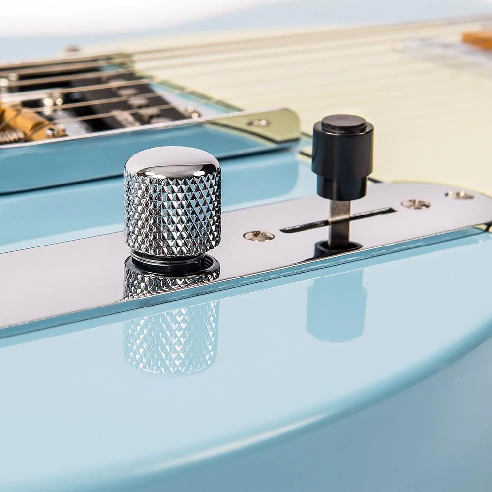 Vintage V75 ReIssued Electric Guitar - Laguna Blue (V75LB) | Musician Madness