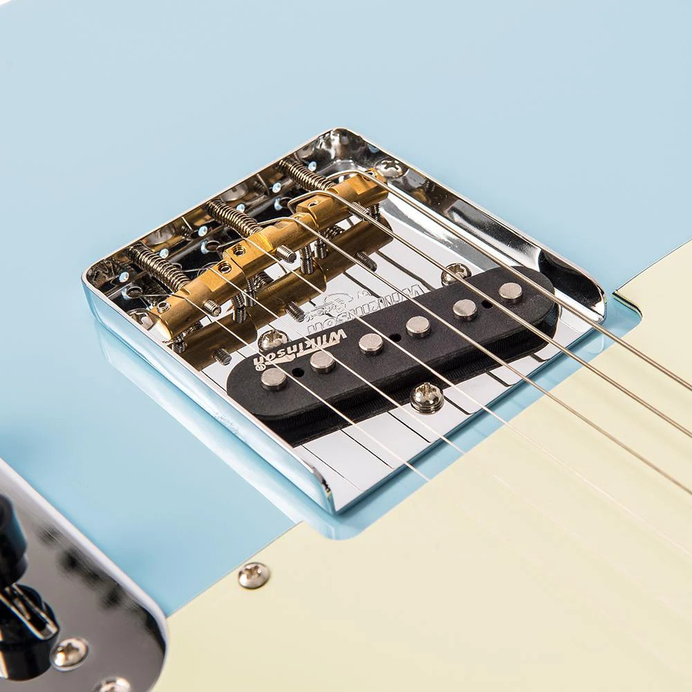 Vintage V75 ReIssued Electric Guitar - Laguna Blue (V75LB) | Musician Madness