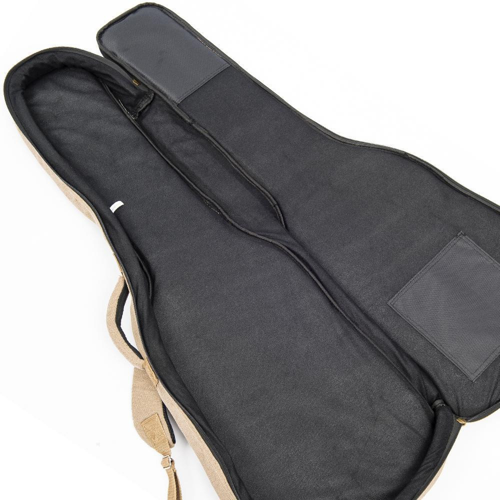 Vintage VCEG1 Distressed Look Electric Gig Bag Sand (VCEG1) | Musician Madness
