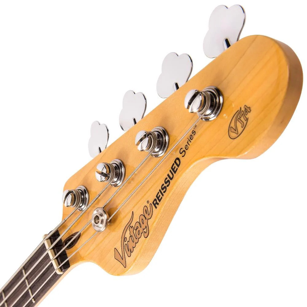 Vintage VJ74 ReIssued Bass - Boulevard Black | Musician Madness